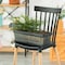 Gardenised Outdoor and Indoor Rectangle Trough Plastic Planter Box, Vegetables or Flower Planting Pot QI004121.S - alternate 6